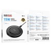 Бездротовий зарядний пристрій BOROFONE BQ40 Crown desktop wireless fast charger Black