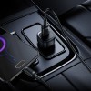 Автомобільний зарядний пристрій BOROFONE BZ34 Cloud single port QC3.0 car charger set(Micro) Black