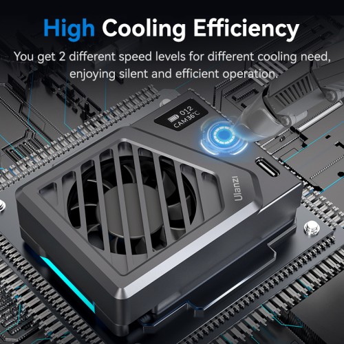 Кулер охолодження камери Ulanzi Ulanzi CA25 Camera Cooling Fan For Sony / Canon / FUJIFILM Black