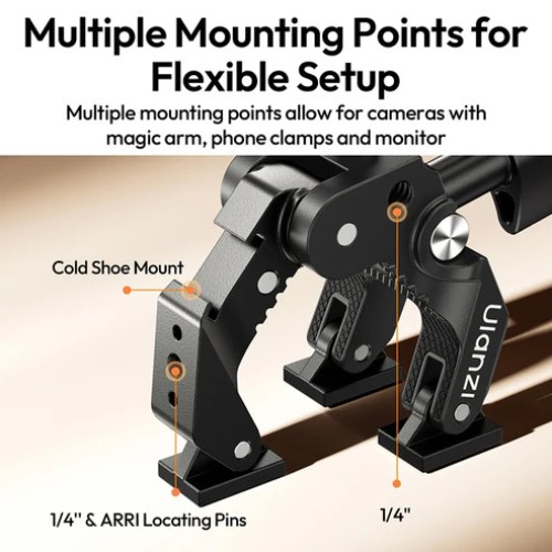 Адаптер кронштейн Ulanzi CO78 Super Clamp Kit(Super Clamp & Magic Arm with Dual Ball Head Kit)