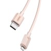 Кабель Baseus Habitat Series Fast Charging Cable USB to iP 2.4A 2m Wheat Pink