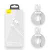 Кабель Baseus Simple Wisdom Data Cable Kit USB to iP 2.4A (2PCS/Set）1.5m White