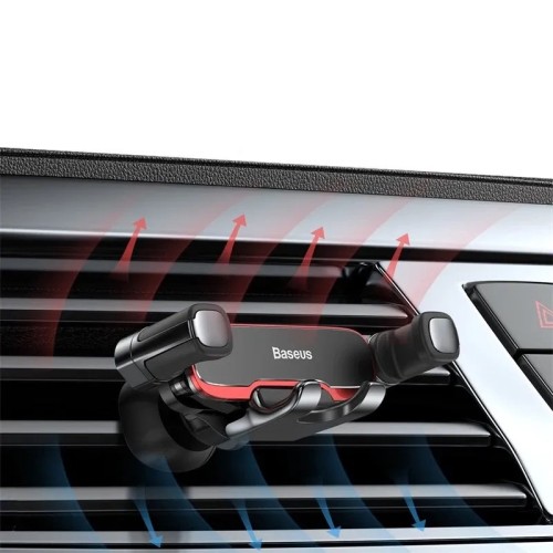 Автотримач для телефона Baseus Mr Hui Gravity Car Mount Black