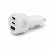 Автомобільний зарядний пристрій WUW-C244 USB20W+PD20W+PD15W white