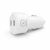 Автомобільний зарядний пристрій WUW-C243 PD20W+ PD20W White