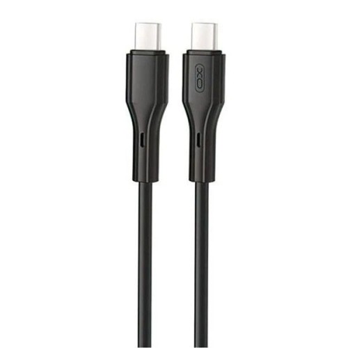 Кабель XO PD Type-C to Type-C NBQ231B 60W 1m Black