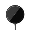 Бездротовий зарядний пристрій Baseus Simple Mini3 Magnetic Wireless Charger 15W Black