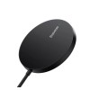 Бездротовий зарядний пристрій Baseus Simple Mini3 Magnetic Wireless Charger 15W Black