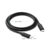 Кабель UGREEN US286 USB 2.0 Type C to Type C Cable Nickel Plating 1m (Black) (UGR-50997)