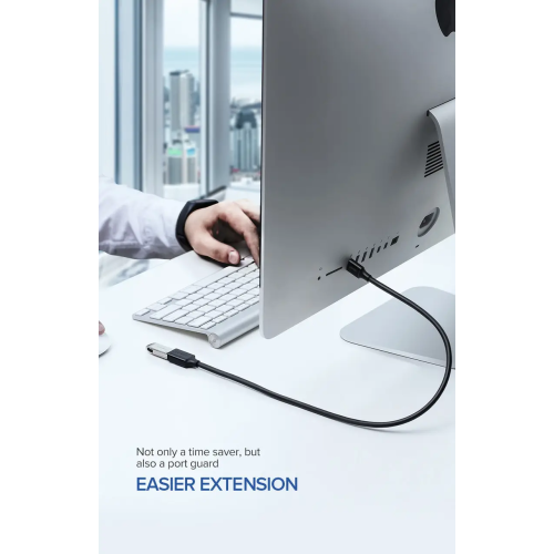 Подовжувач UGREEN US129 USB 3.0 Extension Male Cable 1.5m (Black)(UGR-30126)