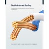 Кабель UGREEN NW102 Cat 6 U/UTP Lan Cable 1m (Black)(UGR-20159)