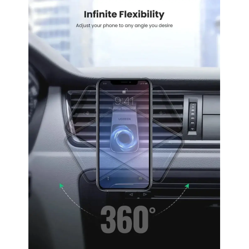 Автотримач для телефона UGREEN LP290 Waterfall Magnetic Phone Holder