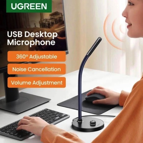 Настільний мікрофон UGREEN CM564 Desktop USB Microphone(UGR-90416), Black