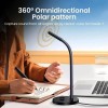 Настільний мікрофон UGREEN CM564 Desktop USB Microphone(UGR-90416), Black