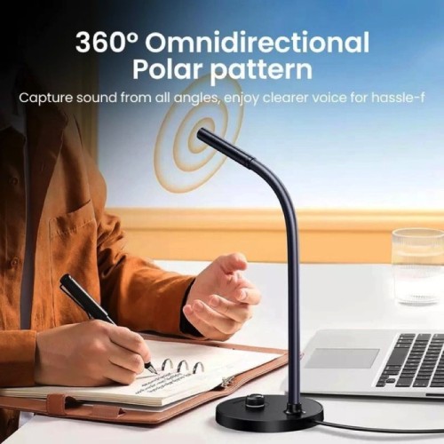 Настільний мікрофон UGREEN CM564 Desktop USB Microphone(UGR-90416), Black