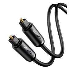 Аудіокабель UGREEN AV122 S/PDIF male to S/PDIF male, Toslink Optical Audio Cable, 2m Black