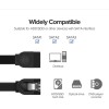 Кабель UGREEN US217 SATA 3 Data Cable 0.5m (Black)(UGR-30796)
