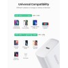 Мережевий зарядний пристрій UGREEN CD137 Fast Charging Power Adapter with PD 20W EU (White) (UGR-60450)