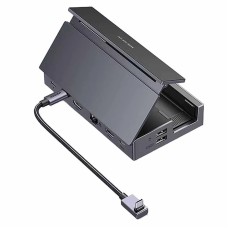 Док-станція UGREEN CM800 9in1 USB-C Output：1×DP, 1×USB-C, 3×USB-A, 1×RJ45, 1×SD Card Slot, 1×TF Card Slot Space Gray