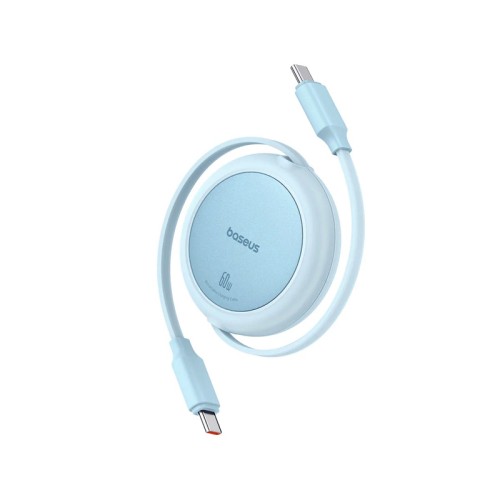 Кабель Baseus Free2Pull Mini Charging Cable USB-C to USB-C 60W 1m Galaxy Blue