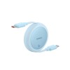 Кабель Baseus Free2Pull Mini Charging Cable USB-C to USB-C 60W 1m Galaxy Blue
