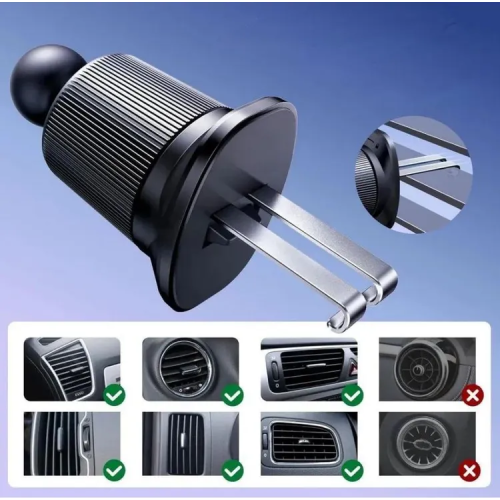 Автотримач для телефона UGREEN LP923 Air Vent Magnetic Car Phone Mount black