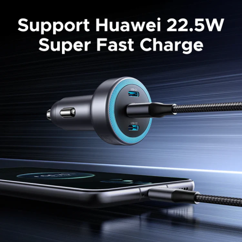 Автомобільний зарядний пристрій UGREEN EC307 30W 3-Port Fast Car Charger