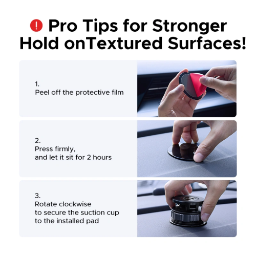Автотримач для телефона UGREEN LP970 Suction Cup Magnetic Phone Mount