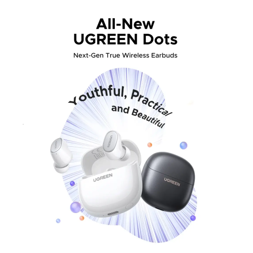 Навушники UGREEN WS220 Dots white