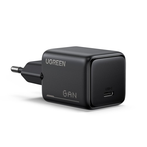 Мережевий зарядний пристрій UGREEN X517 25W USB-C GaN Fast Charger Black