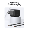 Мережевий зарядний пристрій UGREEN X513 30W USB-C GaN Fast Charger EU Black