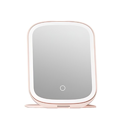 Дзеркало для макіяжу Xiaomi DOCO Cosmetic Mirror Portable with Lamp Flip version-Powder