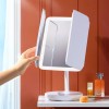 Дзеркало для макіяжу Xiaomi JordanLED table folding cosmetic mirror Pink