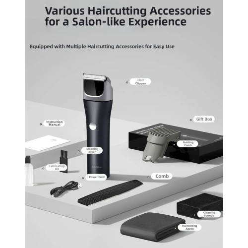 Машинка для стрижки Xiaomi DOCO Electric Hair Clipper · Black Knife Turbo Edition Metallic Deep Blue