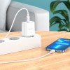 Мережевий зарядний пристрій HOCO C104A Stage single port PD20W charger White