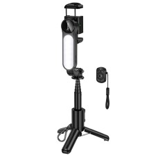 Селфі-монопод HOCO K90 Feliz single-axis live broadcast holder Black