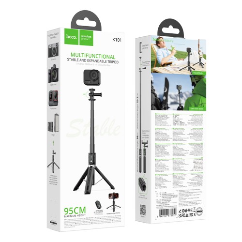 Штатив HOCO K101 Prestigio multifunctional tripod Black