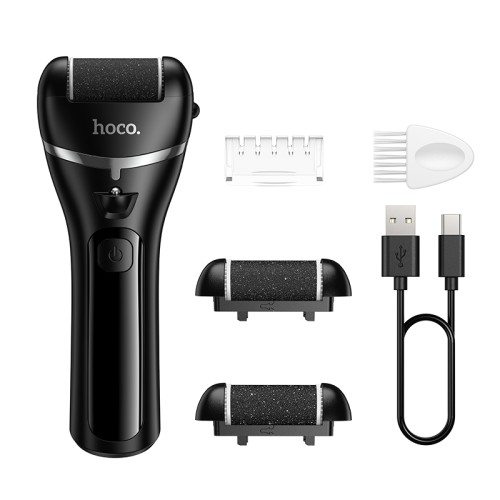 Електрична пилка для п'ят HOCO HP90 electric foot dermabrasion device Black