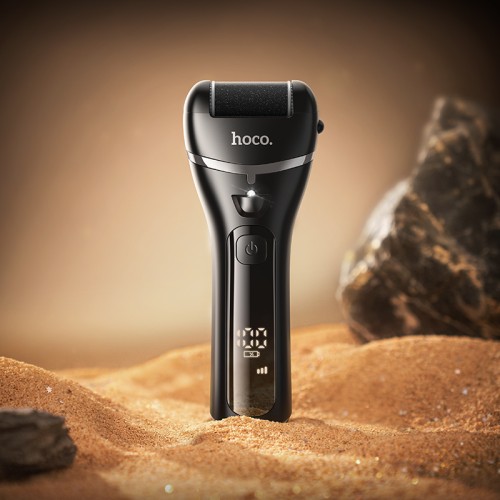 Електрична пилка для п'ят HOCO HP90 electric foot dermabrasion device Black