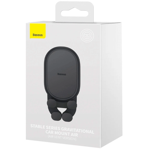Автотримач для телефона Baseus Stable Gravitational Car Mount Air (Air Outlet Version) Black