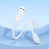 Кабель BOROFONE BX115 Lotto silicone charging data cable iP White