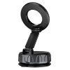 Автотримач для телефона BOROFONE BH140 Gloria vacuum suction cup magnetic ring holder(multi-scene) black metal gray