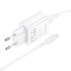 Мережевий зарядний пристрій BOROFONE BA110A Lemi single port charger set (Micro) (EU) White