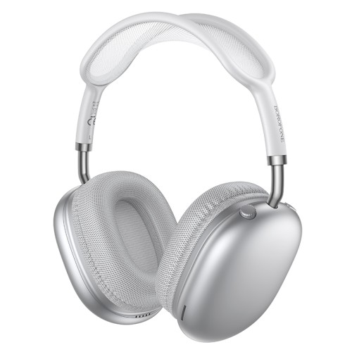 Бездротові накладні навушники BOROFONE BO36 Tone BT headphones Silver