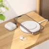 Бездротовий зарядний пристрій BOROFONE BQ40 Crown desktop wireless fast charger White