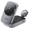 Бездротовий зарядний пристрій ACEFAST E22 Desktop 3-in-1 Wireless Charging holder Metal Gray