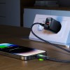 Кабель ACEFAST C21-04 USB-A to USB-C fantasy color series braided Charging data cable Black