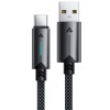 Кабель ACEFAST C19-04 USB-A to USB-C  fast charging data cable Black