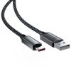Кабель ACEFAST C19-04 USB-A to USB-C  fast charging data cable Black