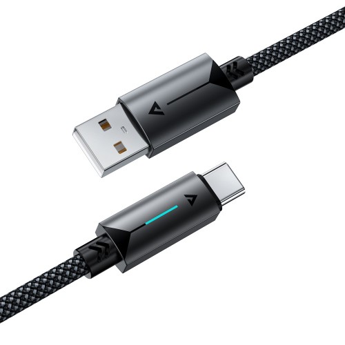 Кабель ACEFAST C19-04 USB-A to USB-C  fast charging data cable Black